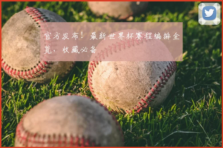 官方发布！最新世界杯赛程编排全览，收藏必备