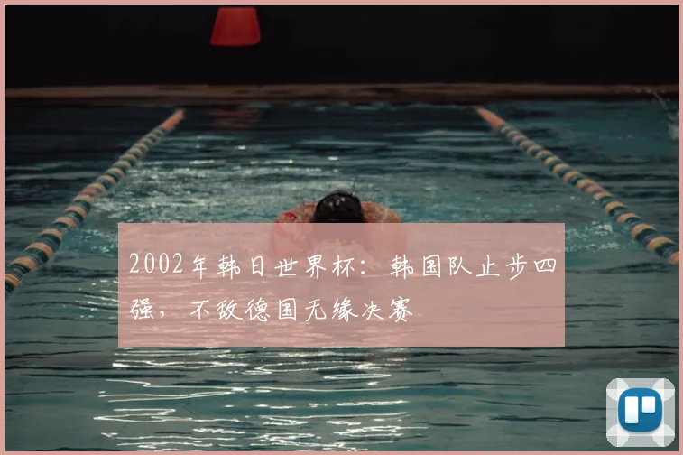 2002年韩日世界杯：韩国队止步四强，不敌德国无缘决赛